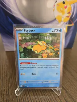 Pokemon TCG Psyduck MEP 007 Mega Evolution 3 Pack Blister Promo Mega Evolutions - Image 1
