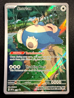 Pokemon TCG Snorlax SVP 051 Scarlet Violet 151 Black Star Promo NM/M Holo (#4) - Image 1