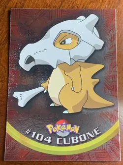 2000 Topps Pokemon TV #104 Cubone Silver Foil FREE COMBINED SHIP - Image 1