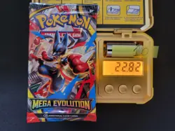 22.82g (Heaviest in Lot) MEGA EVOLUTION Pokemon Booster Pack English Sealed #100 - Image 1