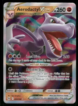 Aerodactyl VSTAR 093/196 Ultra Rare Holo NM Pokemon SWSH11: Lost Origin - Image 1
