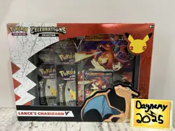 Pokemon TCG: Celebrations Collection Box [Lance's Charizard V Oversize] (2021) - Image 1