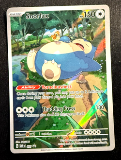 Pokemon TCG Snorlax SVP 051 Scarlet Violet 151 Black Star Promo NM/M Holo (#2) - Image 1