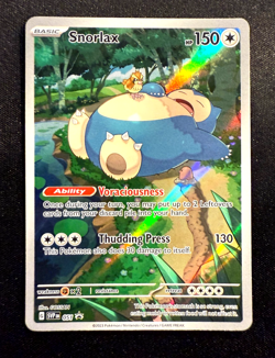 Pokemon TCG Snorlax SVP 051 Scarlet Violet 151 Black Star Promo NM/M Holo (1) - Image 1