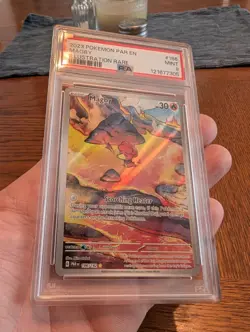 2023 Pokemon Scarlet & Violet Paradox Rift Magby #186/182 PSA 9 - Image 3