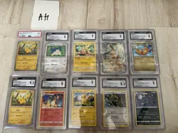 10 PSA CGC Graded Pokemon Lot 151 Mewtwo Umbreon Charizard Mcdonalds Pikachu - Image 1