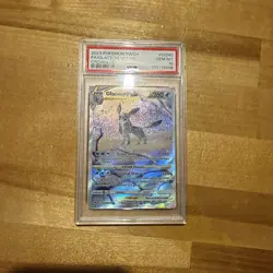 2023 POKEMON SWORD & SHIELD CROWN ZENITH #GG40 FULL ART/GLACEON VSTAR PSA 10 - Image 1