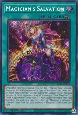 1x (NM) Magician's Salvation - RA01-EN068 - Secret Rare - 1st Edition YuGiOh - Image 1