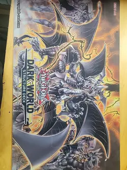 Yugioh Official Konami Dark World Structure Deck Playmat - Image 1