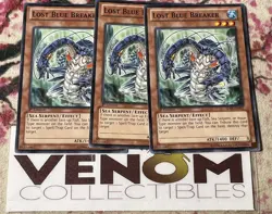 3x (M/NM) - Lost Blue Breaker - SDRE-EN007 - Common - 1st Edition YuGiOh - Image 1