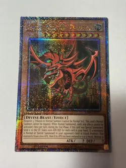 Yu-Gi-Oh Slifer the Sky Dragon RA04-EN117 Platinum Secret Rare LP - Image 1
