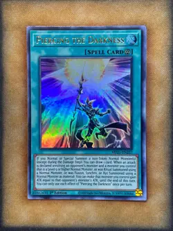 Yugioh Piercing the Darkness MP21-EN257 Ultra Rare 1st Ed NM - Image 1