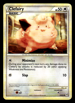 Clefairy 54/95 Call of Legends 2011 Pokemon Card NM - Image 1