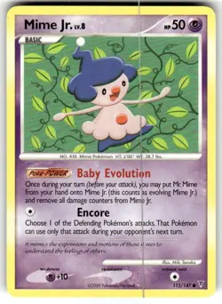 Mime Jr. 115/147 - Supreme Victors Pokemon Card - Miki Tanaka Art NM - Image 1