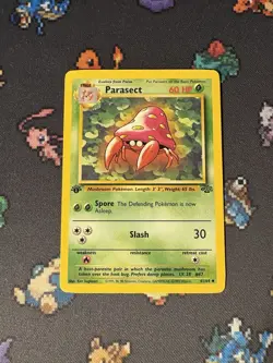 Pokemon Cards Parasect 41/64 Jungle FIRST EDITION WOTC - (MP) #2 - Image 1