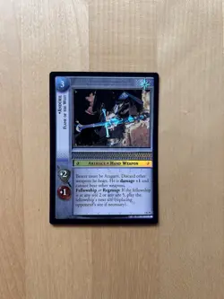 *FOIL* ANDURIL, FLAME OF THE WEST (7R79) LORD OF THE RINGS TRADING CARD GAME - Image 1