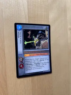 *FOIL* ANDURIL, FLAME OF THE WEST (7R79) LORD OF THE RINGS TRADING CARD GAME - Image 2