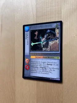 *FOIL* ANDURIL, FLAME OF THE WEST (7R79) LORD OF THE RINGS TRADING CARD GAME - Image 3