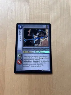 *FOIL* ANDURIL, FLAME OF THE WEST (7R79) LORD OF THE RINGS TRADING CARD GAME - Image 4