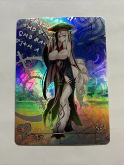 Hakutaku Minotaur SR 22 Monster Girl Encyclopedia Waifu Card Holo Doujin Anime - Image 1