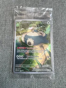 Pokemon TCG - SEALED Snorlax SVP 051 Black Star Promo (151 ETB Promo Card) - #24 - Image 1