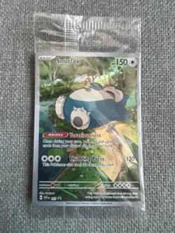 Pokemon TCG - SEALED Snorlax SVP 051 Black Star Promo (151 ETB Promo Card) - #23 - Image 1