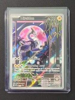Miraidon 013 Pokemon TCG Scarlet & Violet Full Art Holo Promo Card NM Condition - Image 3