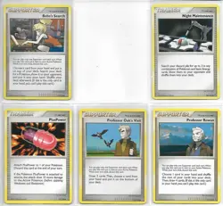 Pokemon Set of Trainer Cards (10) (D&P Secret Wonders) - Image 1