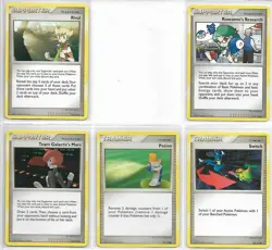 Pokemon Set of Trainer Cards (10) (D&P Secret Wonders) - Image 3