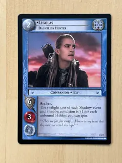 LEGOLAS (RARE) COLLECTION (LORD OF THE RINGS TCG, LOT OF 4 RARE CARDS) - Image 4