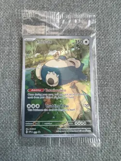 Pokemon TCG - SEALED Snorlax SVP 051 Black Star Promo (151 ETB Promo Card) - #22 - Image 1