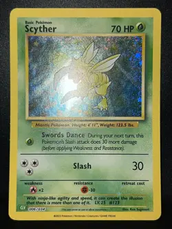 Scyther 006/032 SWSH Classic Collection Holo Deck Pokemon Card AA6 NM1 - Image 2