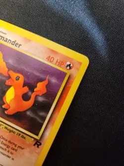 Charmander 50/82 - Rare - 1st Edition Team Rocket Vintage Pokemon Card - LP - Image 4