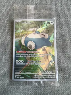 Pokemon TCG - SEALED Snorlax SVP 051 Black Star Promo (151 ETB Promo Card) - #21 - Image 1