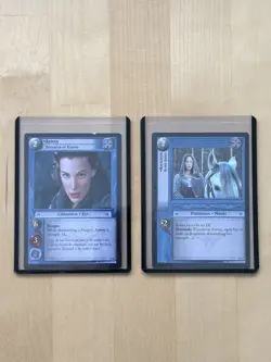 ARWEN (RARE) COLLECTION (LORD OF THE RINGS TRADING CARD GAME, 2 RARE CARDS) - Image 1