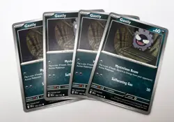 Gastly 102/162 4x x4 Pokemon Cards 2024 Temporal Forces Playset - Image 1