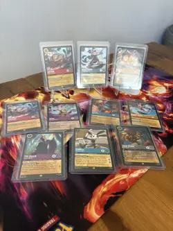 Disney Lorcana TCG Lot Of 10 Legendary Cards, Include One Foil - Image 1
