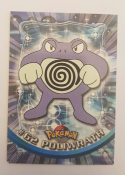 Poliwrath #62 Pokemon Topps Series 1 Card (Blue Label) - Image 1