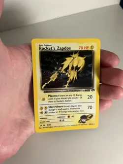 Rocket's Zapdos (2000) 15/132 Holo Gym Challenge Unlimited Pokemon Card - NM 🔥 - Image 5