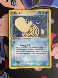 Poliwhirl 68/115 EX Unseen Forces Reverse Holo Stamped Pokemon Card 2005 #68 MP+ - Image 1