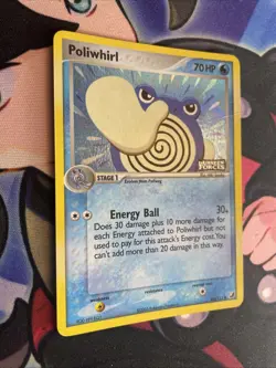 Poliwhirl 68/115 EX Unseen Forces Reverse Holo Stamped Pokemon Card 2005 #68 MP+ - Image 2