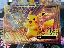 Pikachu #025 - Gold Holo Box Hit - Flash Edition Safari 2025 - Pokemon Card - Image 1