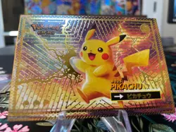 Pikachu #025 - Gold Holo Box Hit - Flash Edition Safari 2025 - Pokemon Card - Image 3