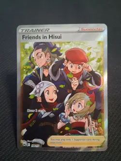 Friends in Hisui (Full Art) 148/159 Ultra Rare Crown Zenith Pokemon Card - Image 1