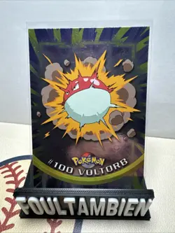 Topps Pokemon Tv Animation Series Voltorb Foil Card - Image 1