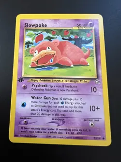Slowpoke 73/111 Neo Genesis 1st Edition 2000 Pokemon Card Common NM - Image 1