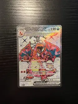 Pokemon TCG Charizard EX Sv03: Obsidian Flames Holo Ultra Rare Card 215/197 - Image 3