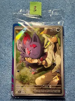 SEALED N's Zorua 189 Sv: Scarlet & Violet Promo Cards Holo Journey Together ETB - Image 1