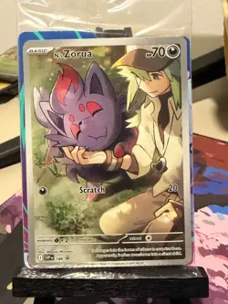 N's Zorua 189 Sv: Scarlet & Violet Promo Cards Holo SEALED Near Mint/NM - Image 1