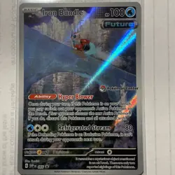Pokemon Center Exclusive SVP #066 Iron Bundle ETB Promo Pokemon TCG Card - Image 1